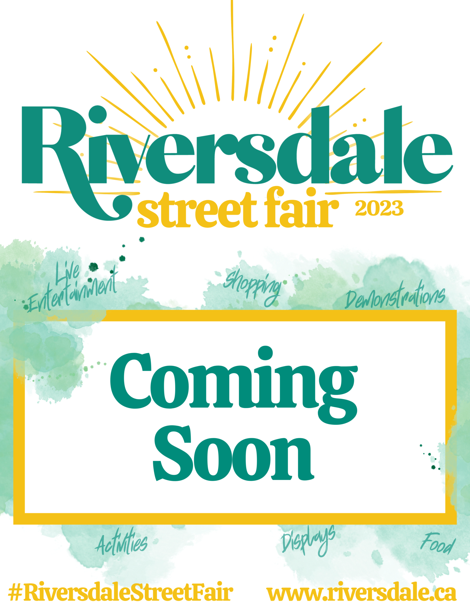 Riversdale Street Fair Map 2023 Riversdale
